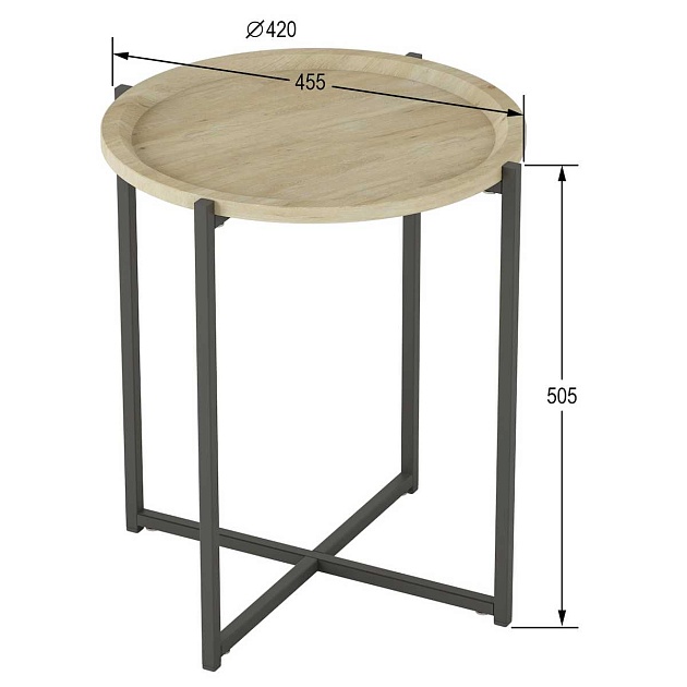 Кофейный стол Мебелик Бьерн 008251 изображение 3 Кофейный стол Мебелик Бьерн 008251 Фото № 3