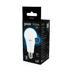 Лампа светодиодная Gauss E27 16W 6500K матовая 102502316 3