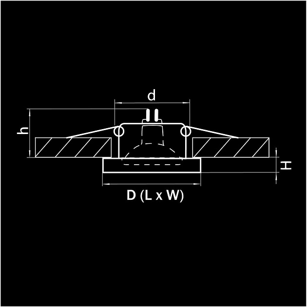 Встраиваемый светильник Lightstar Rifle Qua 002524 Фото № 2