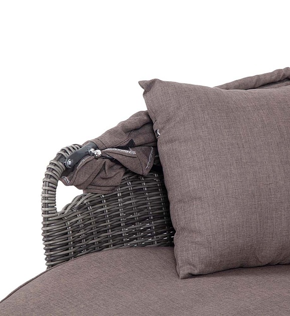 Шезлонг 4sis Стильяно YH-L618W graphite Фото № 2