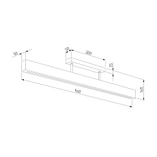 Потолочный светодиодный светильник TK Lighting 6614 Teo 1