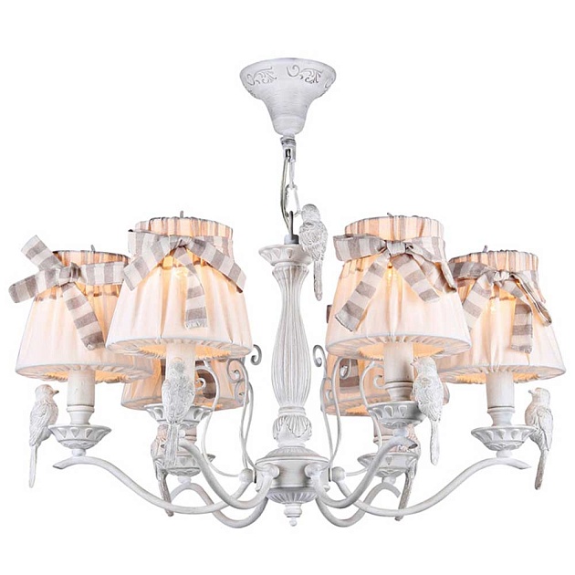 Подвесная люстра Maytoni Bird ARM013-06-W Фото № 1