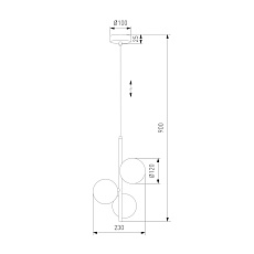Подвесная люстра TK Lighting 4838 Estera 1