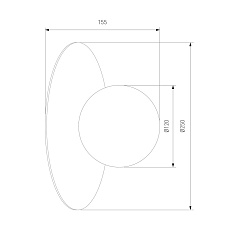Бра TK Lighting 10232 Pixi 1