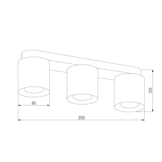 Потолочная люстра TK Lighting 3409 Vico White изображение 2 Потолочная люстра TK Lighting 3409 Vico White Фото № 2