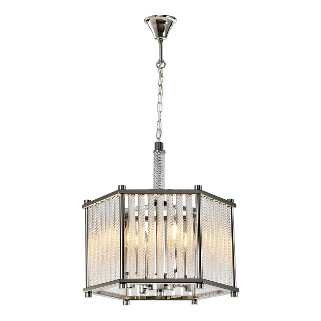 Подвесная люстра iLamp Rich P9509-4 NIC изображение 1 Подвесная люстра iLamp Rich P9509-4 NIC Фото № 1