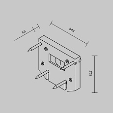 Заглушка Maytoni Technical Exility TRA034D-EC-422B 1