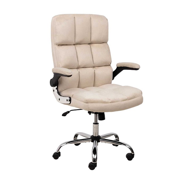 Кресло руководителя AksHome Caesar светло-бежевый, велюр 86354 изображение 1 Кресло руководителя AksHome Caesar светло-бежевый, велюр 86354 Фото № 1