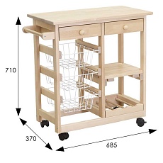 Сервировочный стол Мебелик 008490 2