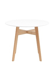 Кухонный стол Stool Group Target Circle D90 белый УТ000036022 3