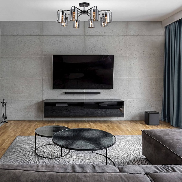 Потолочная люстра Escada Elegant 671/8P Chrome изображение 2 Потолочная люстра Escada Elegant 671/8P Chrome Фото № 2