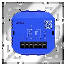 Терморегулятор электронный Voltum S70 с индикацией и датчиком, для теплого пола, (белый глянцевый) VLS070101 3