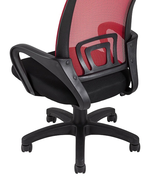 Офисное кресло TopChairs Simple красное D-515 red изображение 6 Офисное кресло TopChairs Simple красное D-515 red Фото № 6