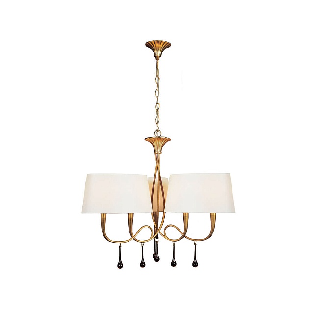 Подвесная люстра Mantra Paola Painted Gold 3540 Фото № 1