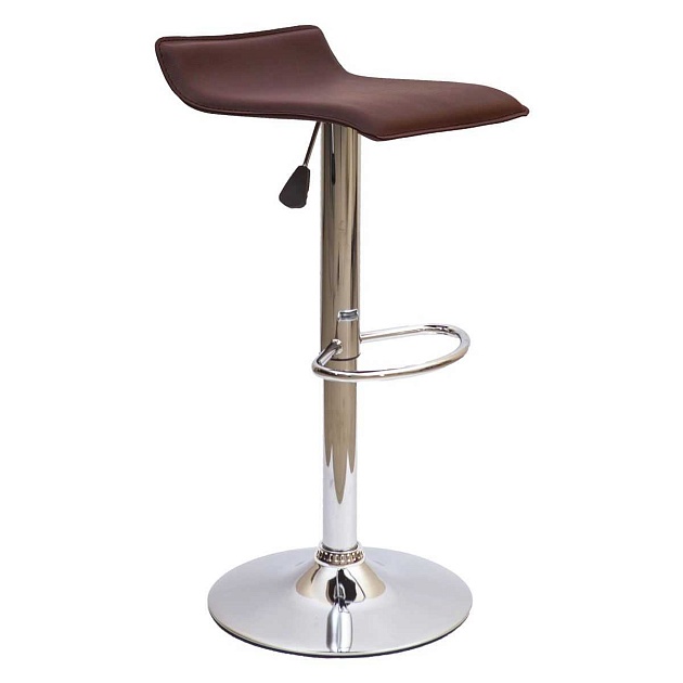 Барный стул AksHome Slim коричневый, экокожа 27629 Фото № 1