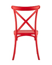 Кухонный стул Stool Group Кроссбэк пластиковый красный Y030 red 4