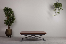 Стол-трансформер Levmar Compact D44/S59 миланский орех/ опоры серебро 7125110703 1