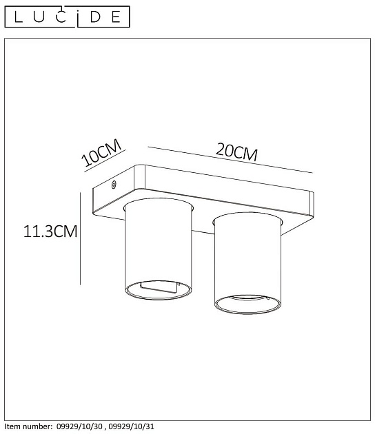 Спот Lucide Nigel 09929/10/31 Фото № 4