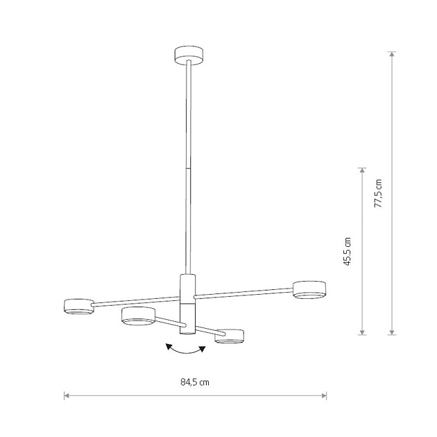 Подвесная люстра Nowodvorski Orbit 7941 изображение 2 Подвесная люстра Nowodvorski Orbit 7941 Фото № 2