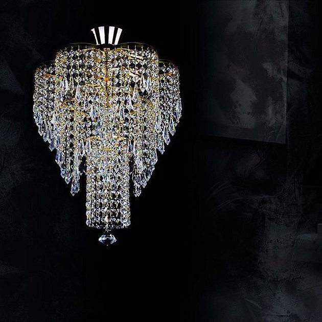 Потолочная люстра Artglass Marcela Drops Full Cut CE Фото № 2