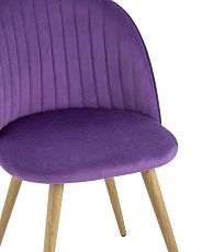 Кухонный стул Stool Group Лион Страйпс велюр лиловый DC-69030G HLR-32 1