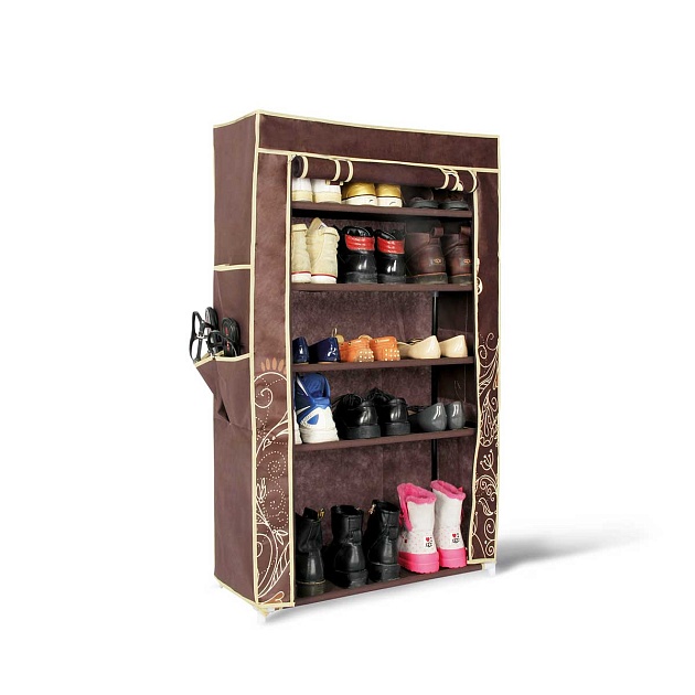 Обувница Sheffilton SHT-SR1 темно-коричневый 7557501301 Фото № 1