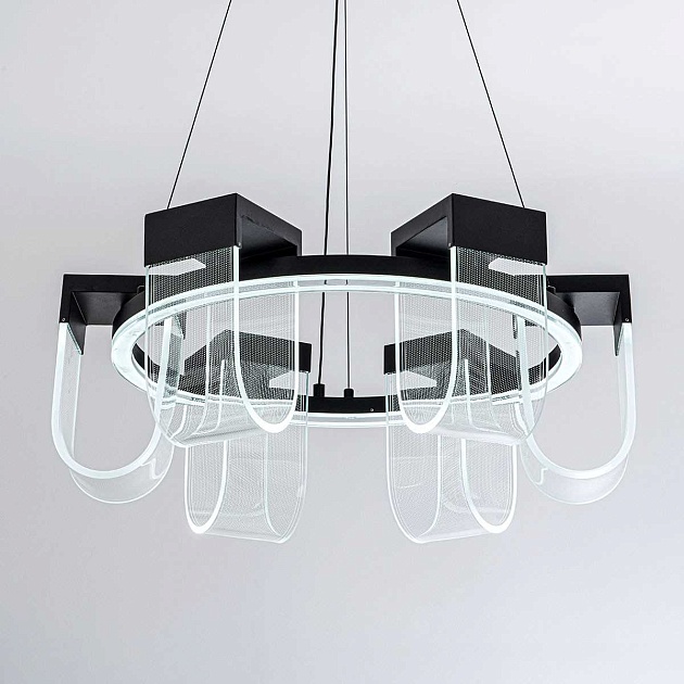 Подвесной cветильник LED4U L7707-600 BK Фото № 8