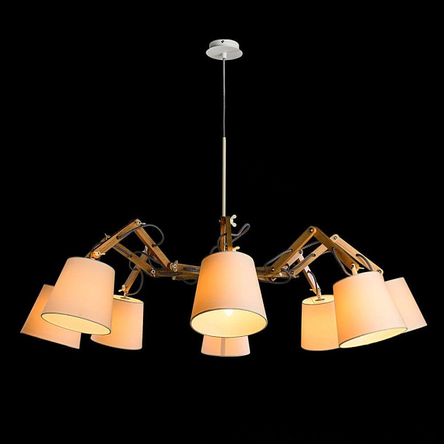 Подвесная люстра Arte Lamp Pinoccio A5700LM-8WH изображение 7 Подвесная люстра Arte Lamp Pinoccio A5700LM-8WH Фото № 7