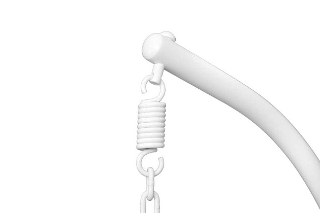 Подвесное кресло AksHome Bali белый, исскуственнный ротанг 75209 изображение 3 Подвесное кресло AksHome Bali белый, исскуственнный ротанг 75209 Фото № 3