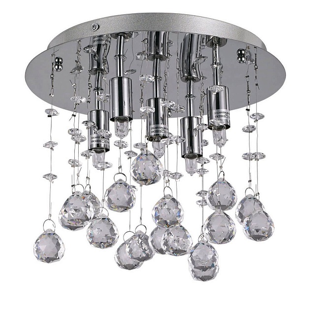 Потолочный светильник Ideal Lux Moonlight PL5 Cromo 094649 изображение 1 Потолочный светильник Ideal Lux Moonlight PL5 Cromo 094649 Фото № 1