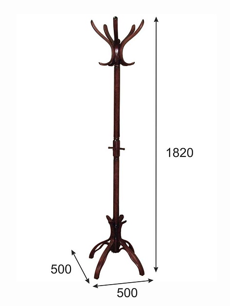 Напольная вешалка Мебелик В 12Н 002151 изображение 3 Напольная вешалка Мебелик В 12Н 002151 Фото № 3