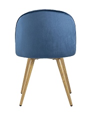 Кухонный стул Stool Group Лион Страйпс велюр голубой DC-69030G HLR-63 3