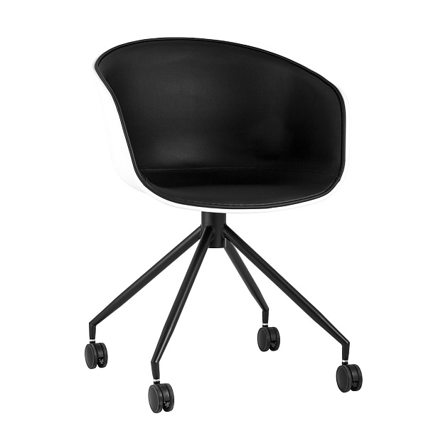 Офисное кресло Stool Group LIBRA пластик белый экокожа SL-7040ZB Фото № 1