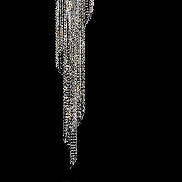 Каскадная люстра Artglass Spiral Column 1000X2500 CE Фото № 2