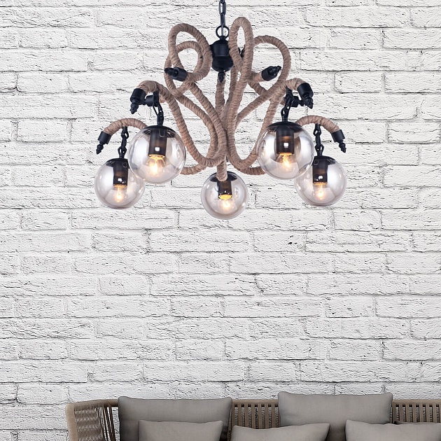 Подвесная люстра Divinare Gina 8055/01 LM-5 Фото № 5