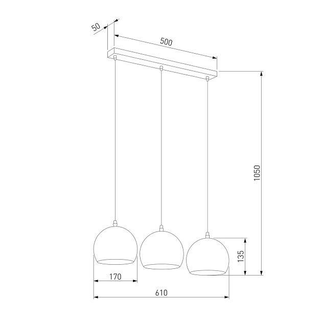Подвесной светильник TK Lighting 2081 Yoda Black Фото № 2