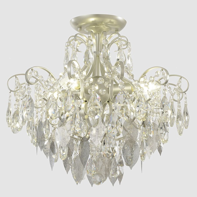 Потолочная люстра Crystal Lux Esmiralda PL4 Silver Фото № 4