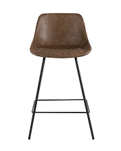 Полубарный стул Stool Group TEXAS экокожа коричневый 9090C MAP/9 2