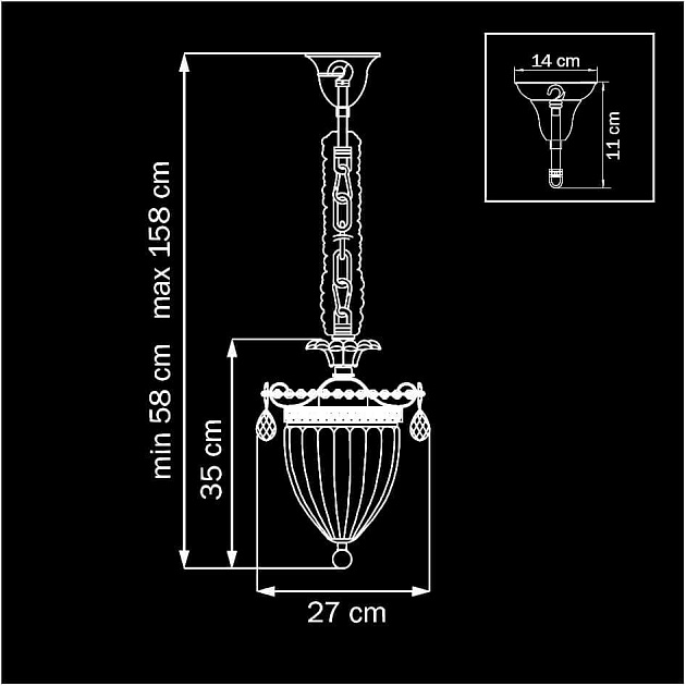 Подвесной светильник Lightstar Schon Silver 790034 Фото № 2