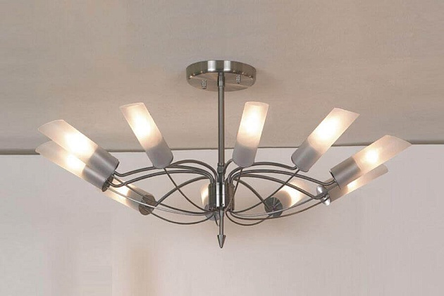 Потолочная люстра Lussole Lano LSA-2813-10 изображение 2 Потолочная люстра Lussole Lano LSA-2813-10 Фото № 2