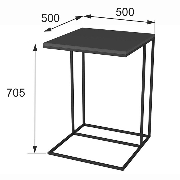 Приставной стол Мебелик Хайгрет 006722 Фото № 3