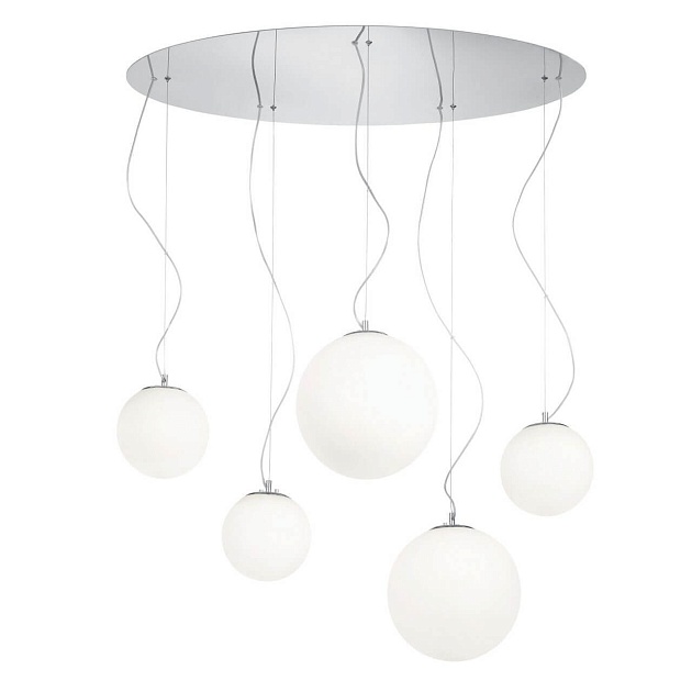 Подвесная люстра Ideal Lux Mapa Sp5 Bianco 043562 Фото № 1