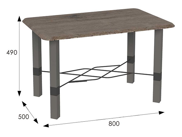 Журнальный стол Мебелик Лючия 4102 006488 Фото № 3