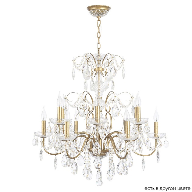 Подвесная люстра Crystal Lux Odelis SP12 Gold Фото № 1