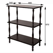 Этажерка Мебелик П 9 002091 2