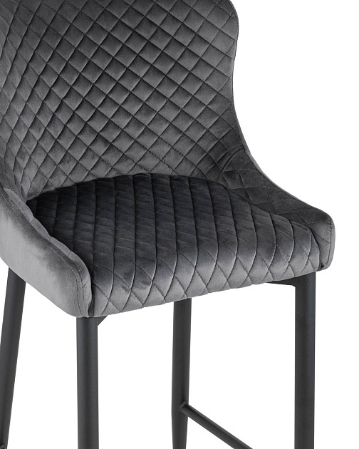 Полубарный стул Stool Group Ститч MC15CT Velvet HLR-21 Dual Фото № 2