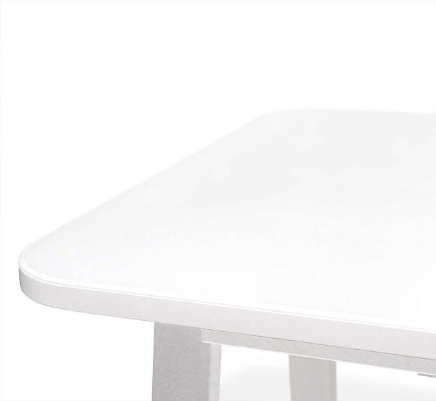 Кухонный стол Sheffilton SHT-T40/130-160 белый глянцевый/белый 5557229201 Фото № 2