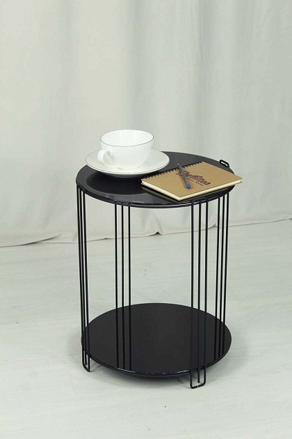 Кофейный стол Sheffilton SHT-CT34 черный муар/черный глянец 2502873002 Фото № 2