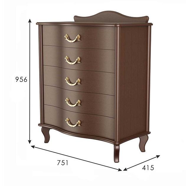 Комод Мебелик Джульетта 008545 изображение 3 Комод Мебелик Джульетта 008545 Фото № 3