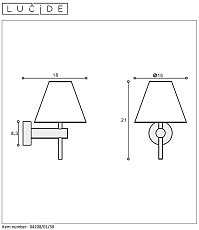 Бра Lucide Roxy 04208/01/30 2